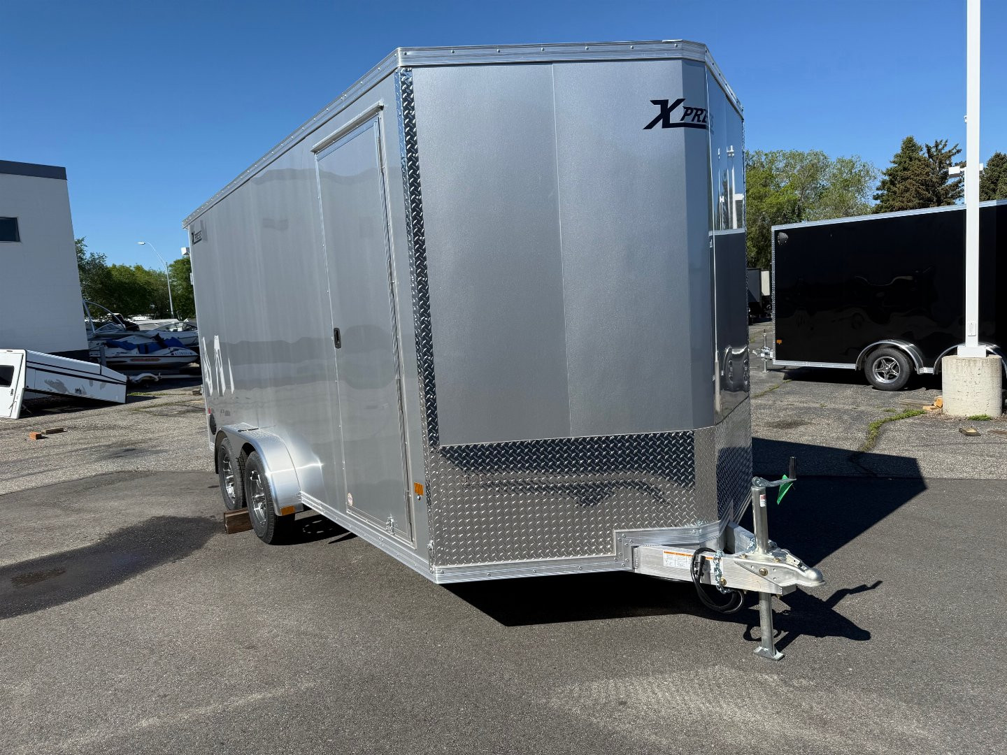 New 2025 ALCOM 7.4X16 Cargo / Enclosed Trailer