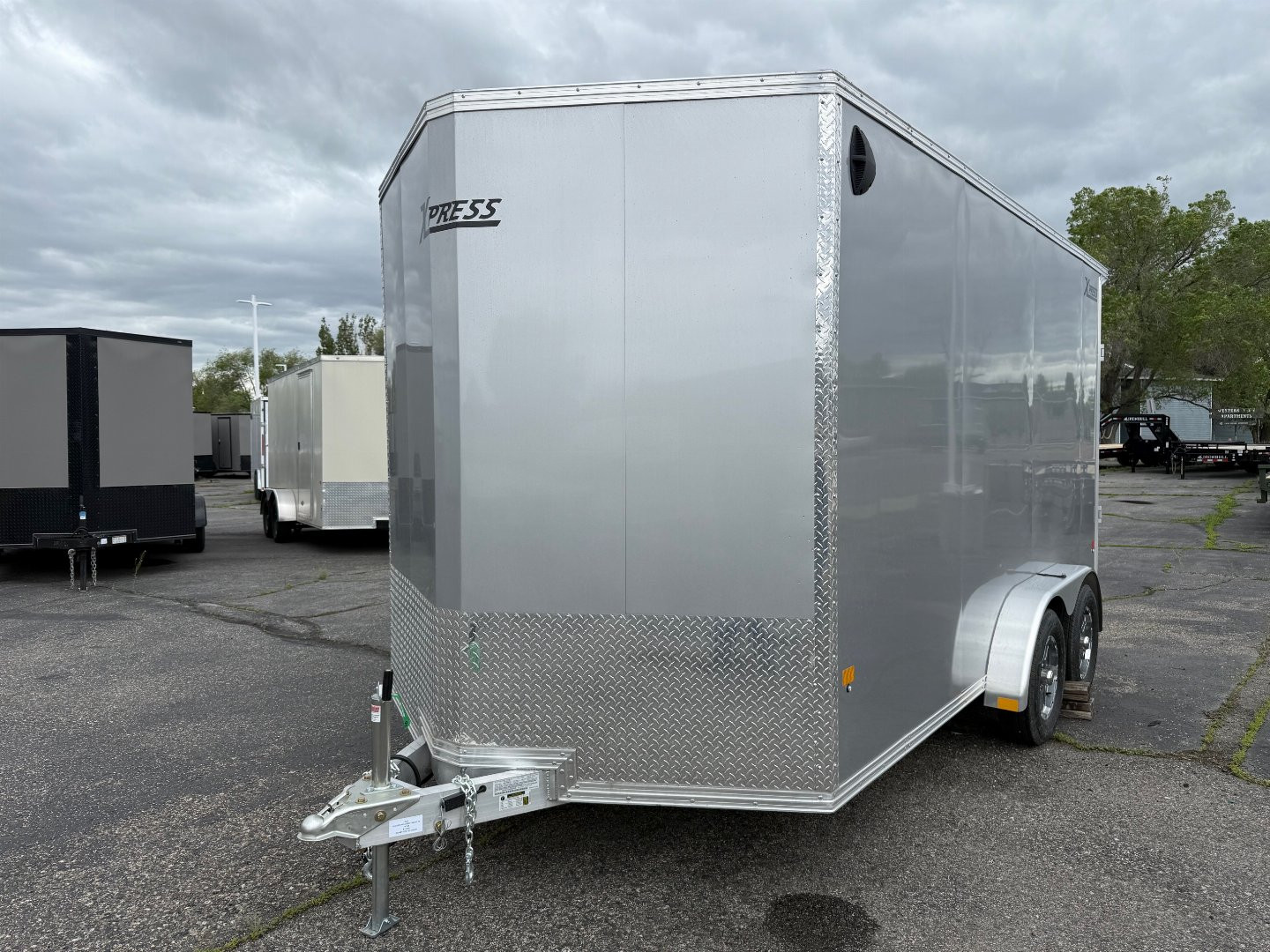 New 2025 ALCOM 7.4X14 Cargo / Enclosed Trailer