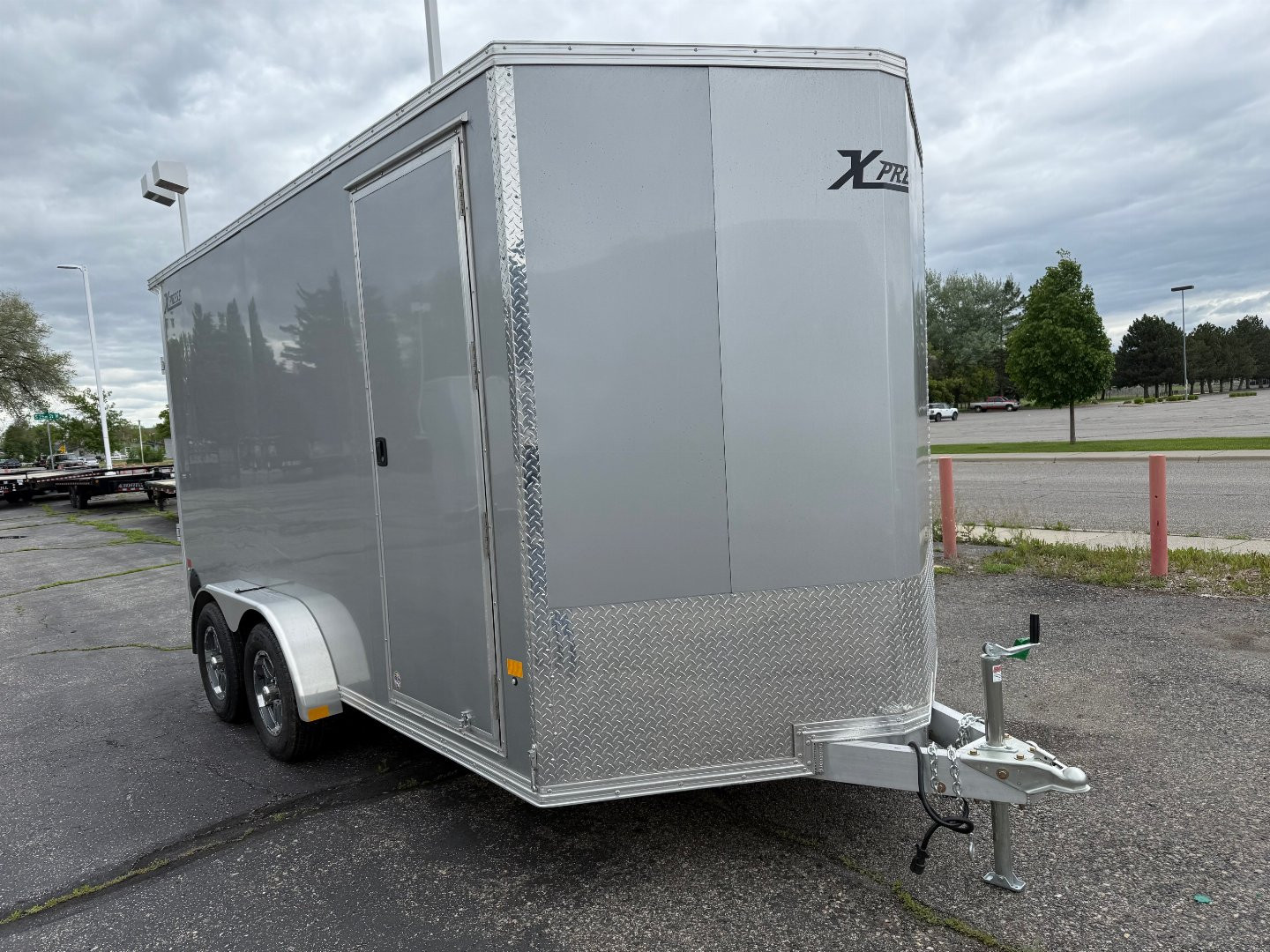 New 2025 ALCOM 7.4X14 Cargo / Enclosed Trailer