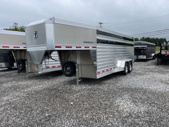 New 2026 EBY Trailers Maverick 20' x 6'11  x 7' Stock / Stock Combo Trailer