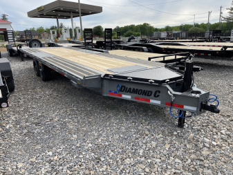 New 2025 Diamond C Trailers DET210 102  x 24'  Deck-Over Power Tilt Trailer Tilt Trailer