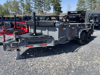 New 2025 Diamond C Trailers LPT207 82X14 14.9K LPRO TELESCOPIC DUMP TRAILER Dump Trailer