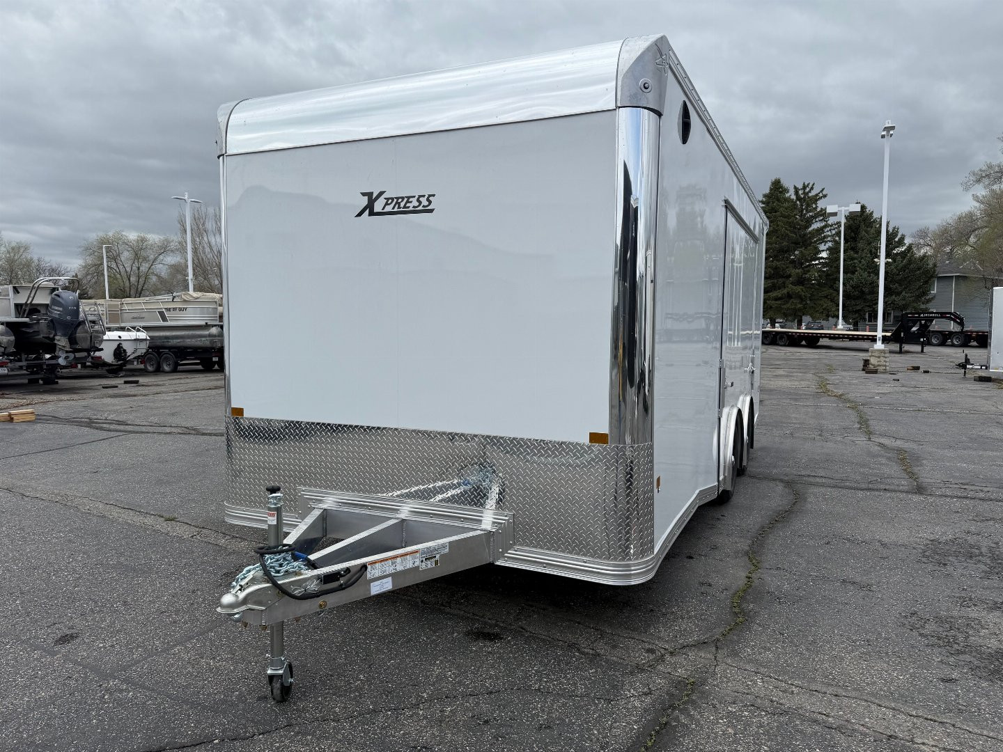 New 2025 ALCOM ENCLOSED CAR HAULER Cargo / Enclosed Trailer