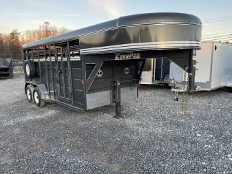 New 2025 CornPro SG-16 7S 16X6'8  10K LIVESTOCK TRAILER Stock / Stock Combo Trailer