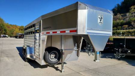 New 2025 EBY Trailers Maverick GN 6' 11 x 16' 10k Stock / Stock Combo Trailer