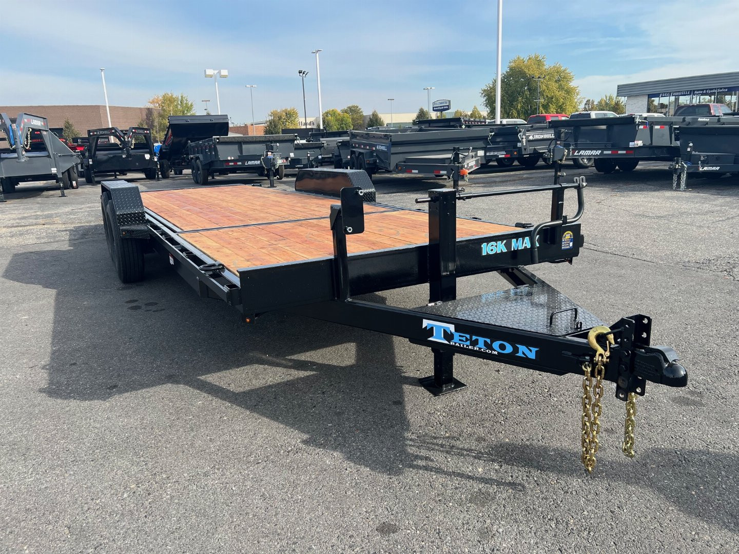 New 2025 Teton Trailer 83X22 TILT 16K Equipment Trailer