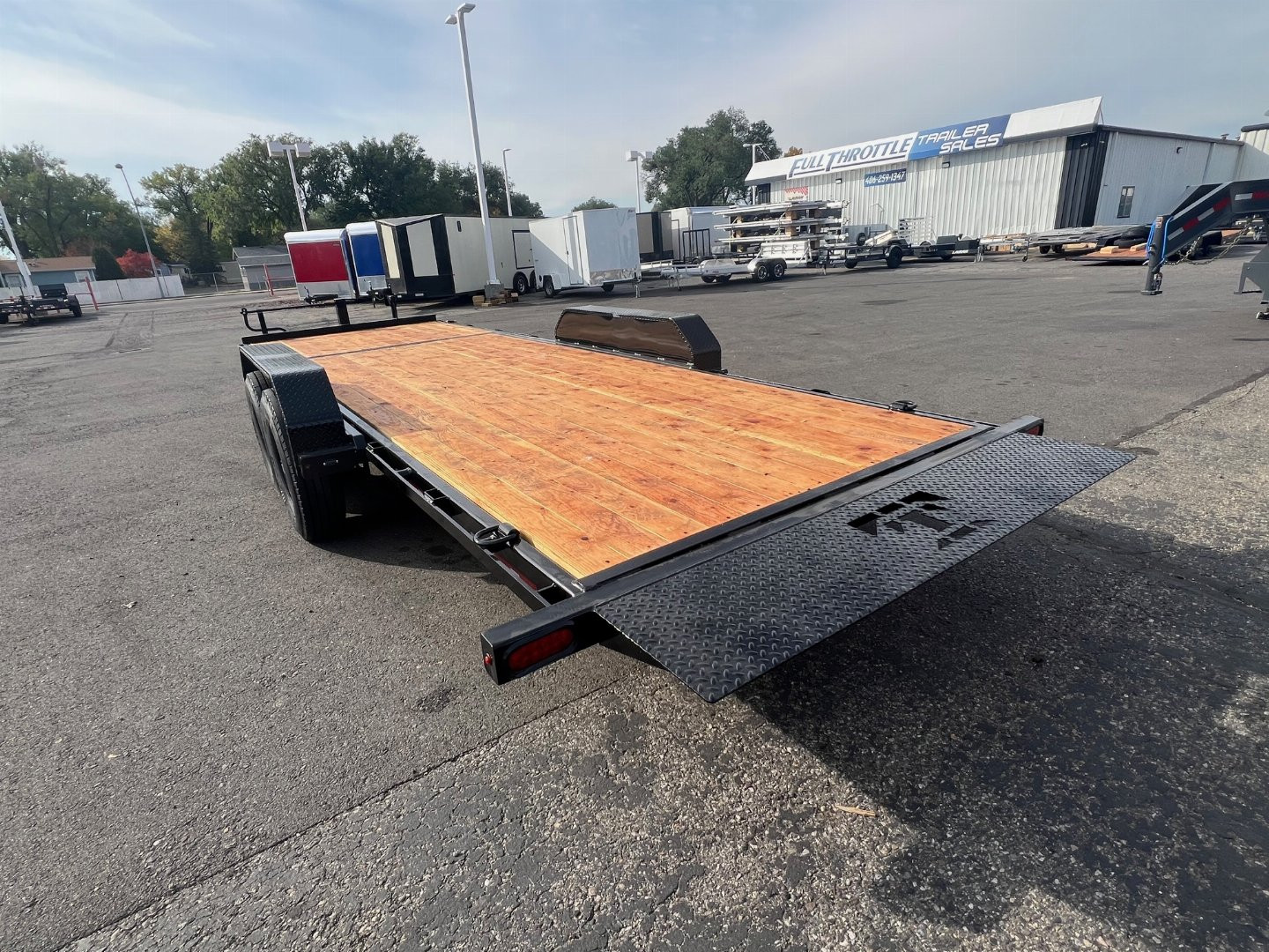 New 2025 Teton Trailer 83X22 TILT 16K Equipment Trailer