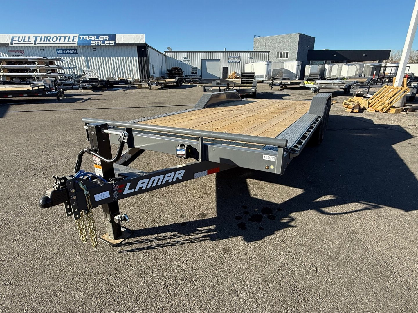 New 2025 Lamar Trailers 102X20 Equipment Trailer