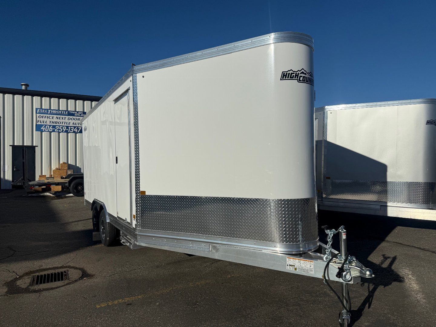 New 2025 ALCOM 8.5X16 Cargo / Enclosed Trailer