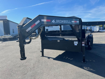 New 2024 Iron Bull 83X16 Goose Dump Trailer