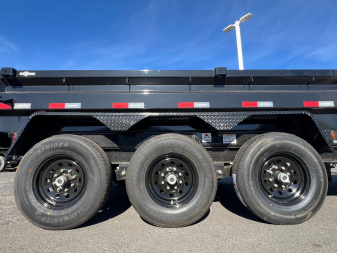 New 2024 Iron Bull 83X16 Goose Dump Trailer