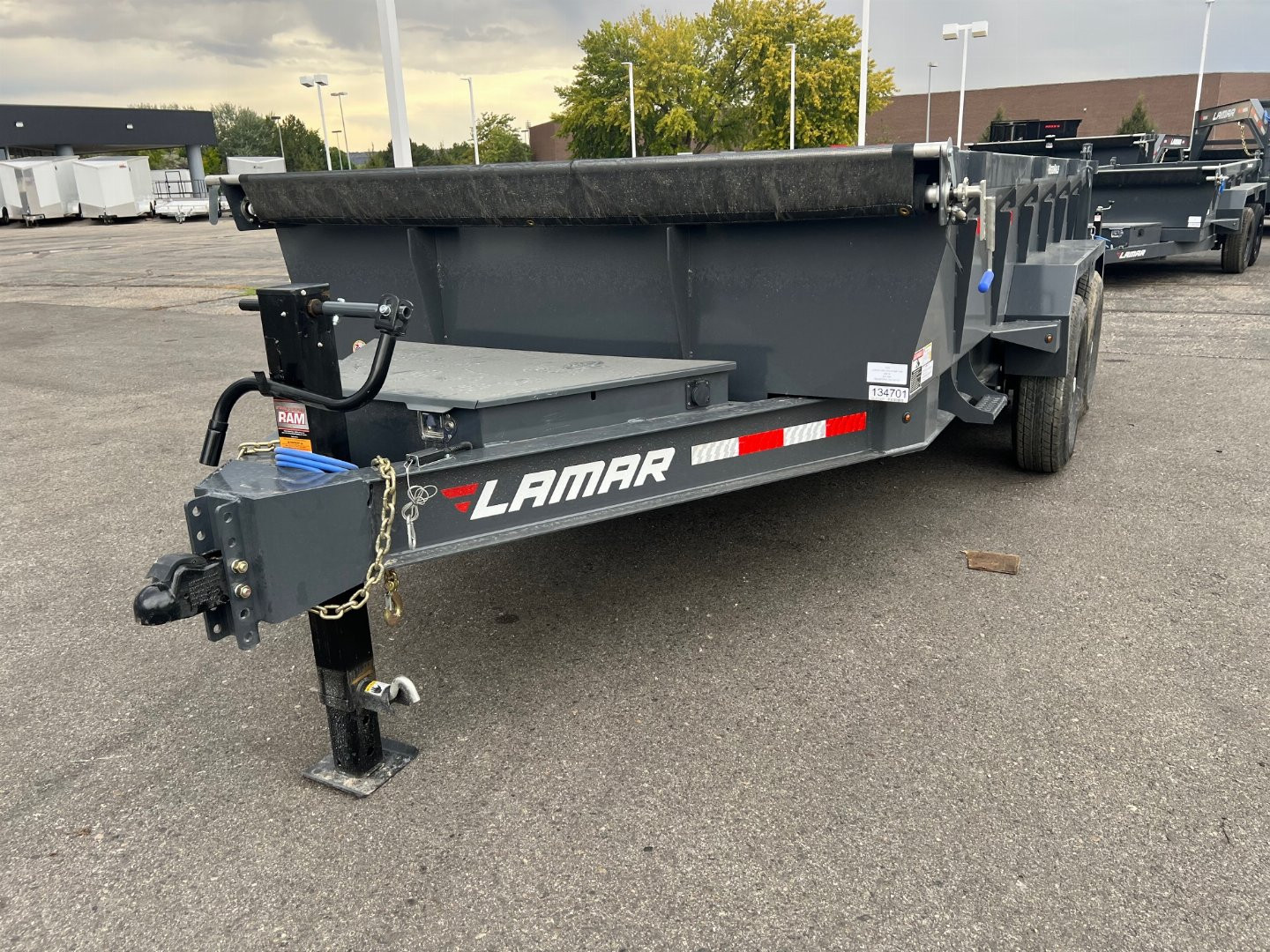 New 2025 Lamar Trailers 83X14 Dump Trailer