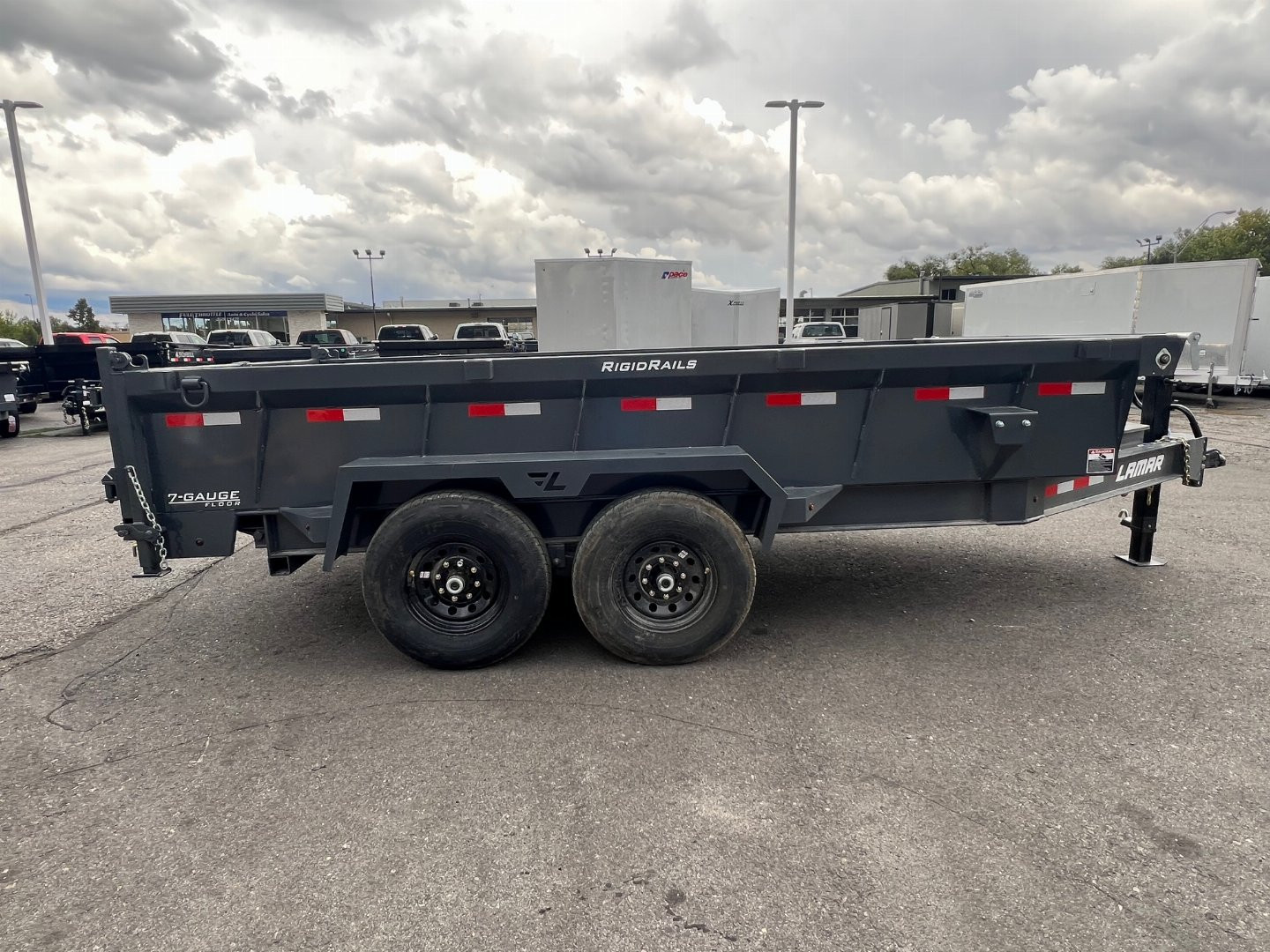 New 2025 Lamar Trailers 83X14 Dump Trailer