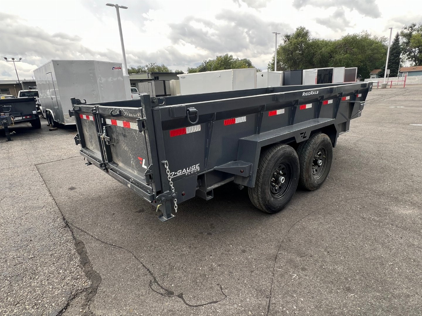 New 2025 Lamar Trailers 83X14 Dump Trailer
