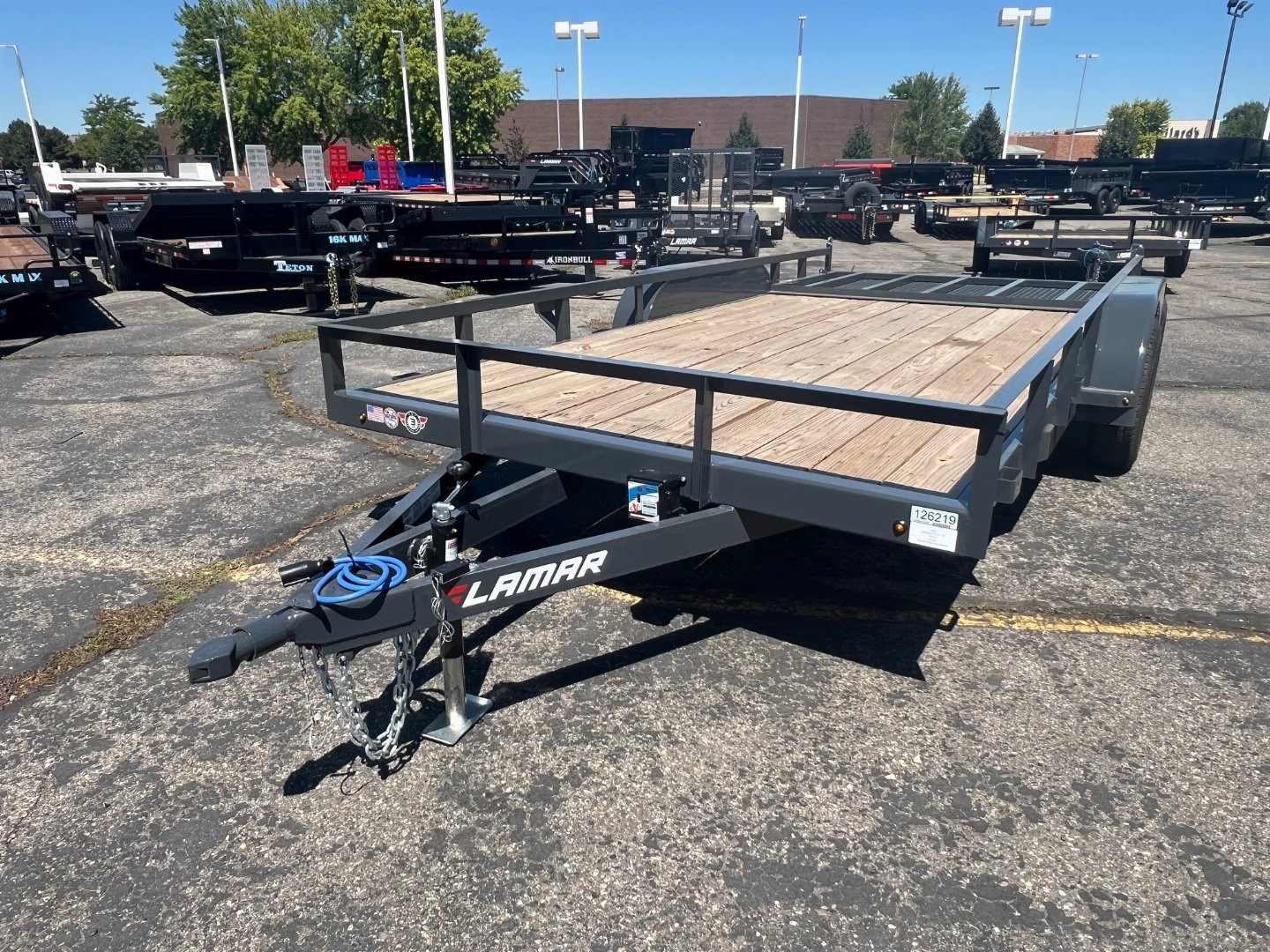 New 2024 Lamar Trailers 83X16 Utility Trailer