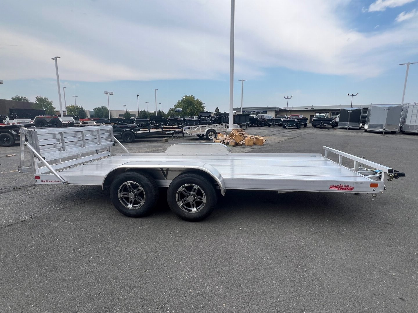 New 2024 ALCOM 81X16 Utility Trailer