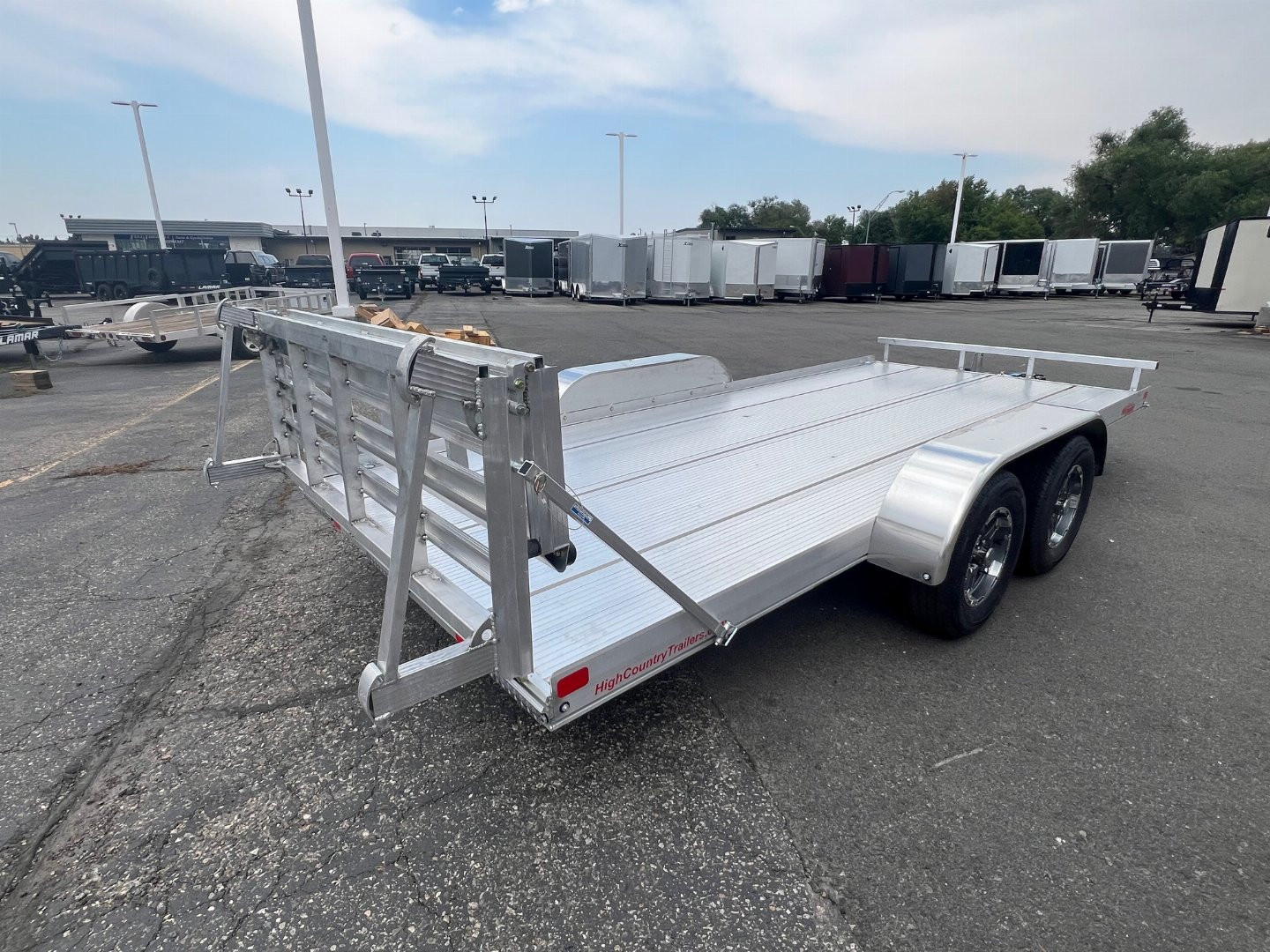New 2024 ALCOM 81X16 Utility Trailer