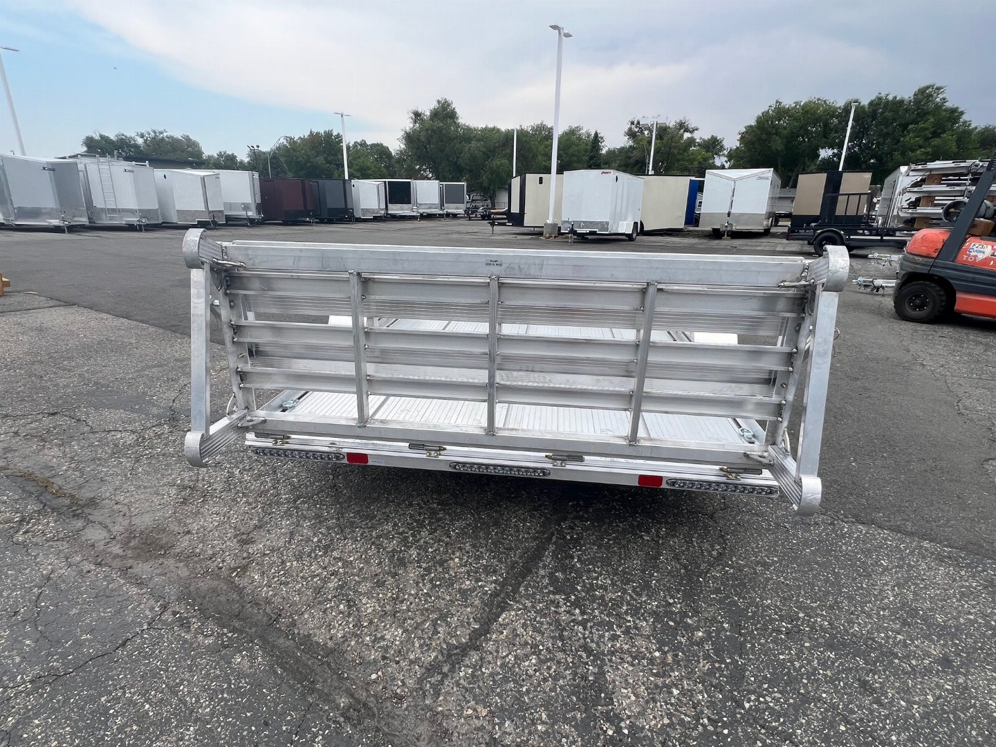 New 2024 ALCOM 81X16 Utility Trailer