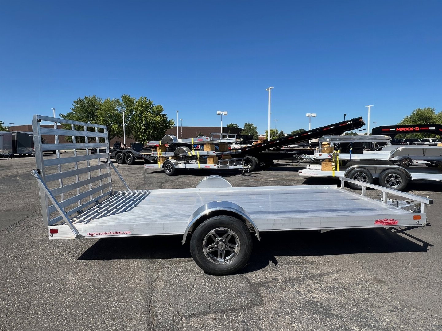 New 2024 ALCOM 81X14 Utility Trailer