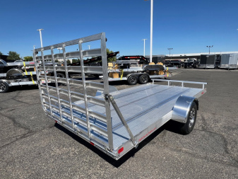 New 2024 ALCOM 81X12 Utility Trailer