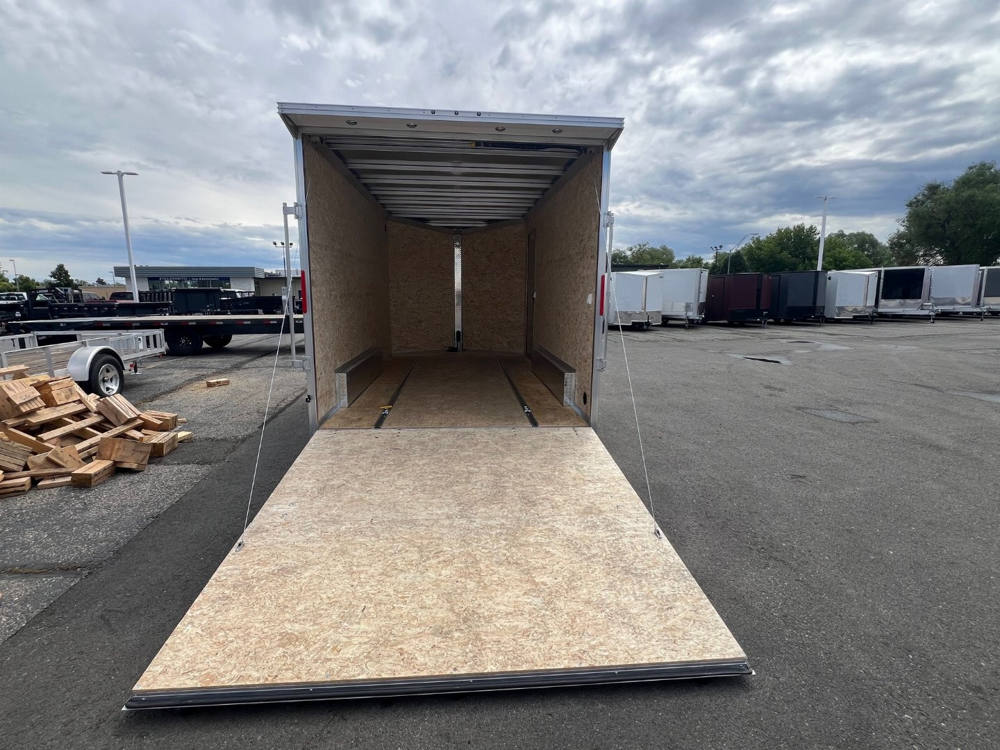 New 2024 ALCOM 7.5X14 Cargo / Enclosed Trailer
