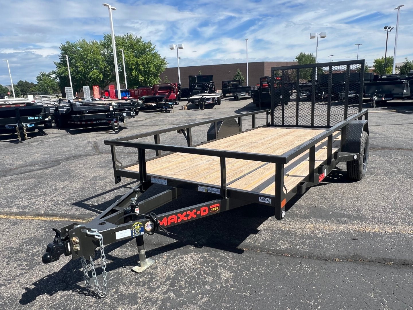 New 2024 MAXX-D 77X14 Utility Trailer