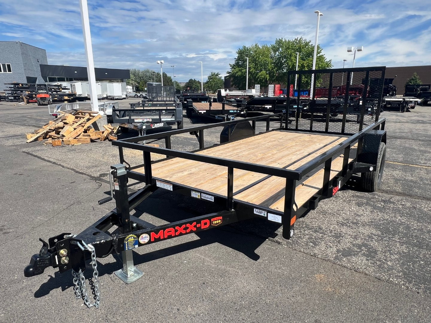 New 2024 MAXX-D 77X14 Utility Trailer