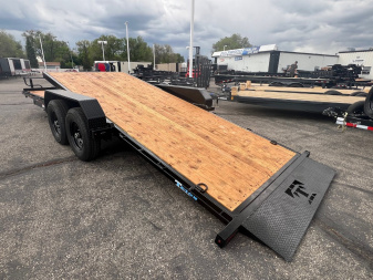 New 2024 TETON TRAILER 83X22 Equipment Trailer