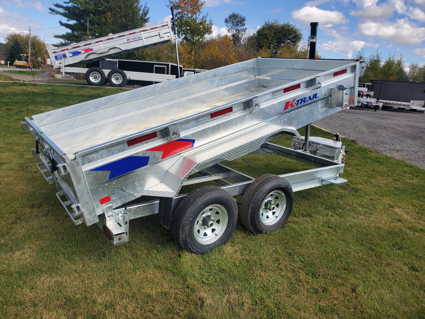 New 2026 K-Trail D612-10-SS Dump Trailer