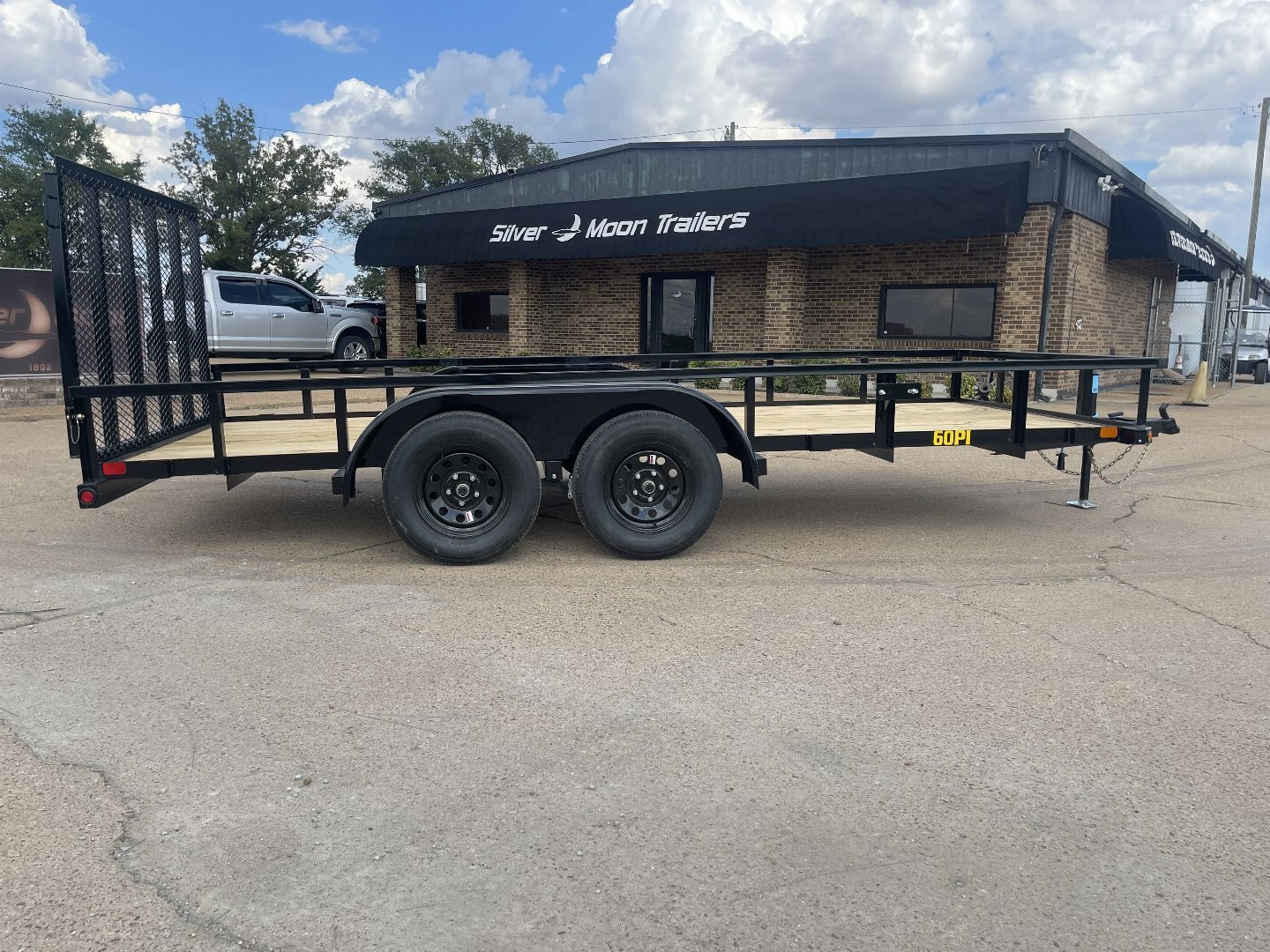 New 2025 Big Tex Trailers 60PI-16 77X16 (6K) TA 4'RG Utility Trailer