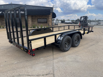 New 2025 Big Tex Trailers 60PI-16 77X16 (6K) TA 4'RG Utility Trailer