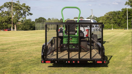 New 2025 Big Tex Trailers 60PI-16 77X16 (6K) TA 4'RG Utility Trailer