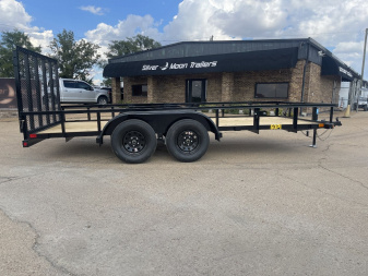 New 2025 Big Tex Trailers 60PI-16 77X16 (6K) TA 4'RG Utility Trailer
