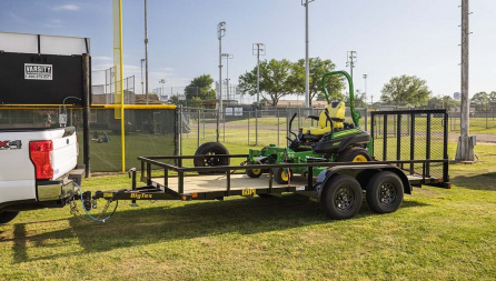 New 2025 Big Tex Trailers 60PI-16 77X16 (6K) TA 4'RG Utility Trailer