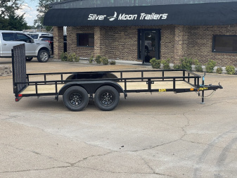 New 2025 Big Tex Trailers 60PI-16 77X16 (6K) TA 4'RG Utility Trailer
