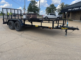 New 2025 Big Tex Trailers 60PI-16 77X16 (6K) TA 4'RG Utility Trailer