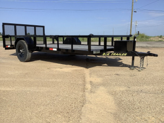 New 2025 B/R TRAILERS 76X14 S/A Utility Trailer