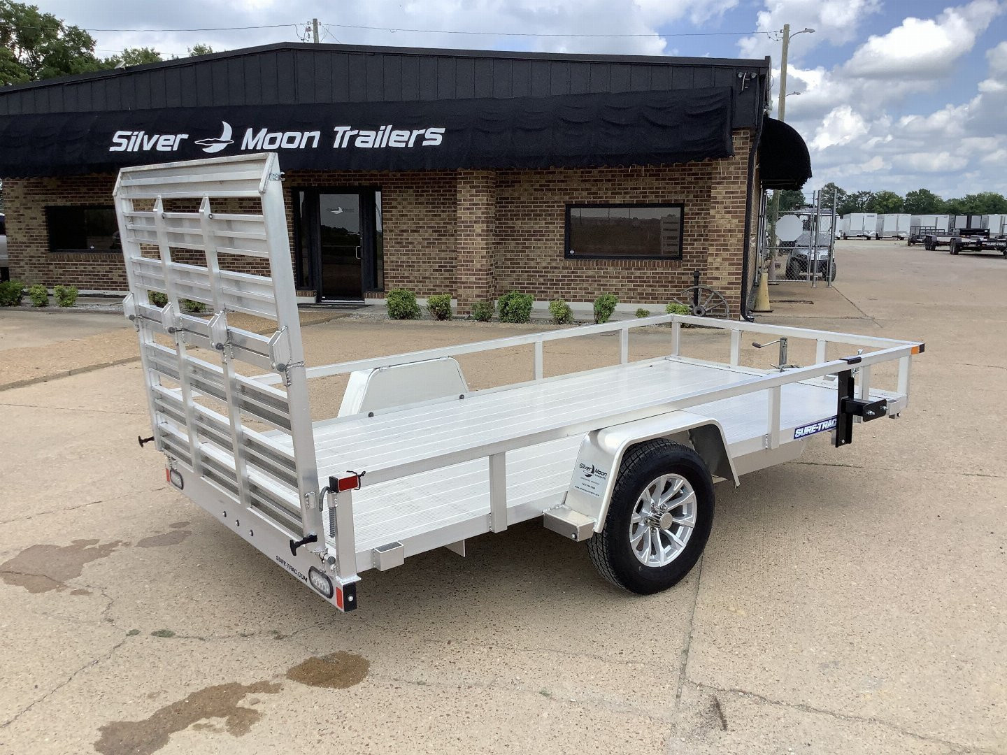New 2023 Sure-Trac 6x12 Aluminum Utility Trailer