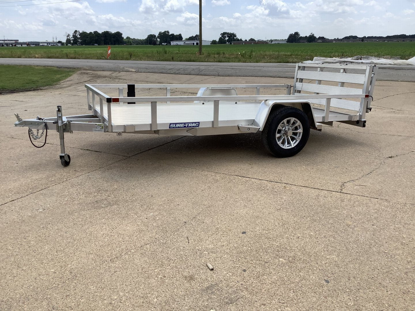 New 2023 Sure-Trac 6x12 Aluminum Utility Trailer