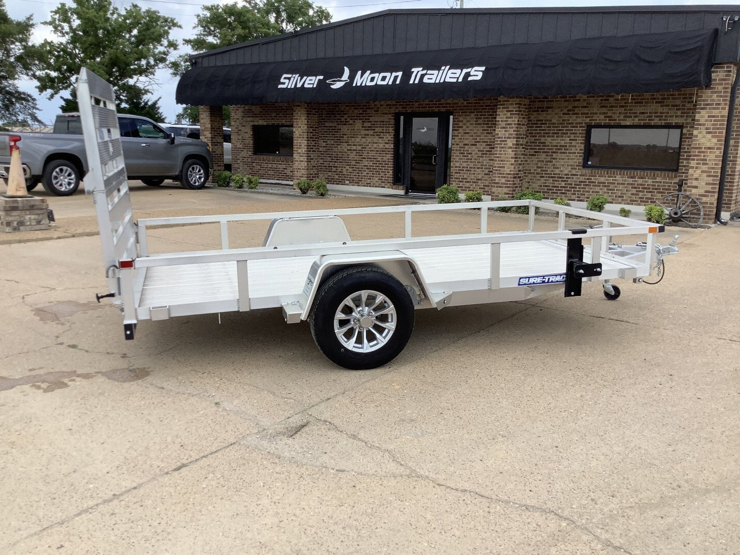 New 2023 Sure-Trac 6x12 Aluminum Utility Trailer