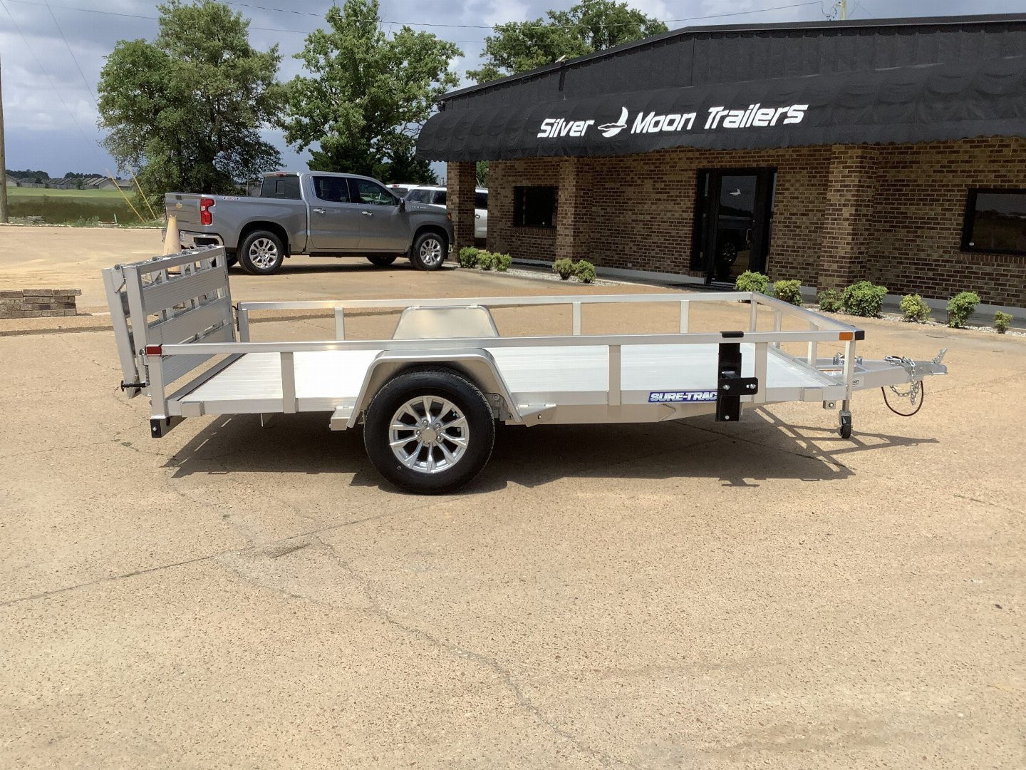 New 2023 Sure-Trac 6x12 Aluminum Utility Trailer