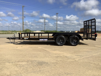 New 2025 Sure-Trac 7x16 Tube Top (7K) Utility Trailer