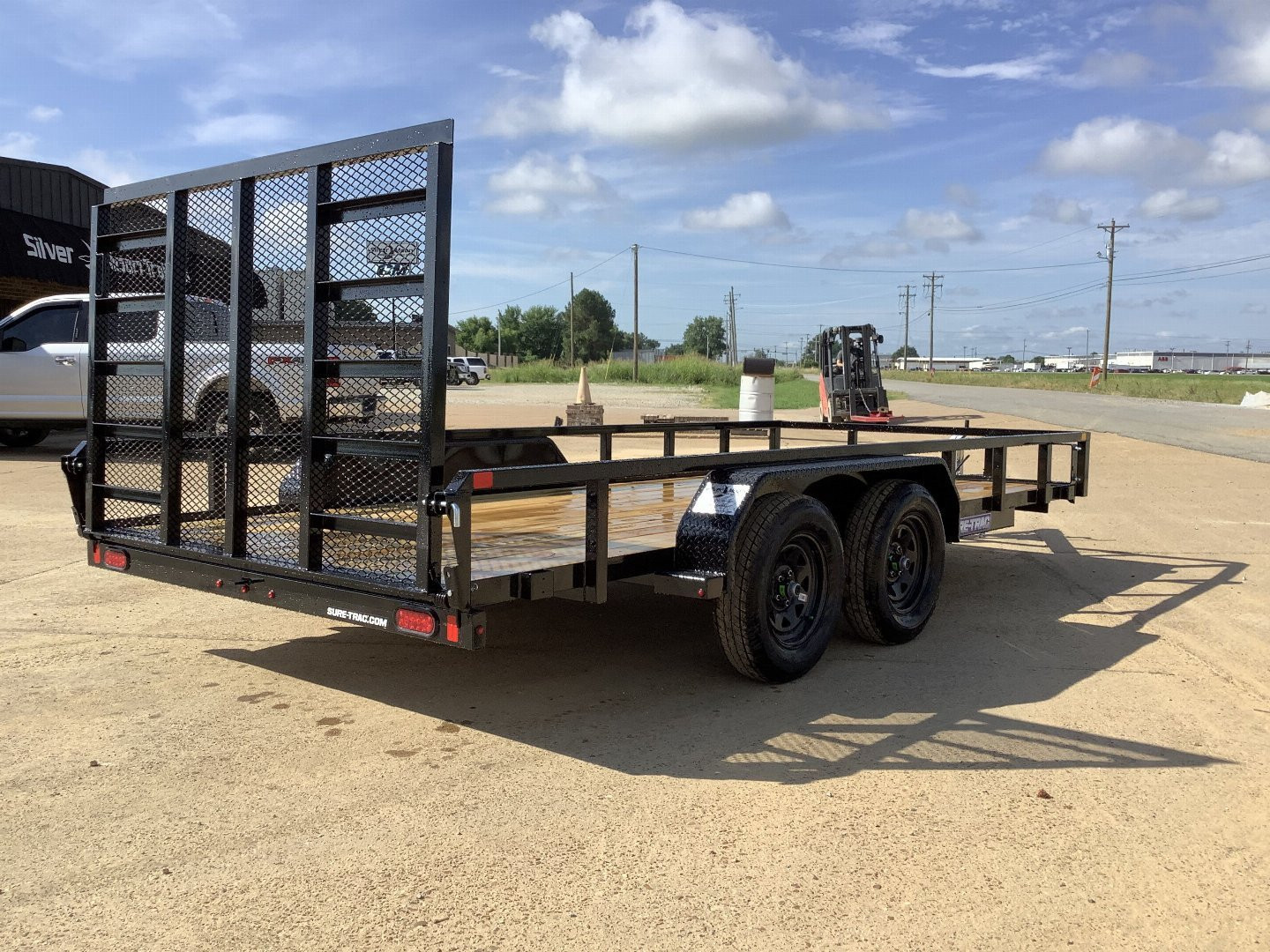 New 2025 Sure-Trac 7x16 Tube Top (7K) Utility Trailer