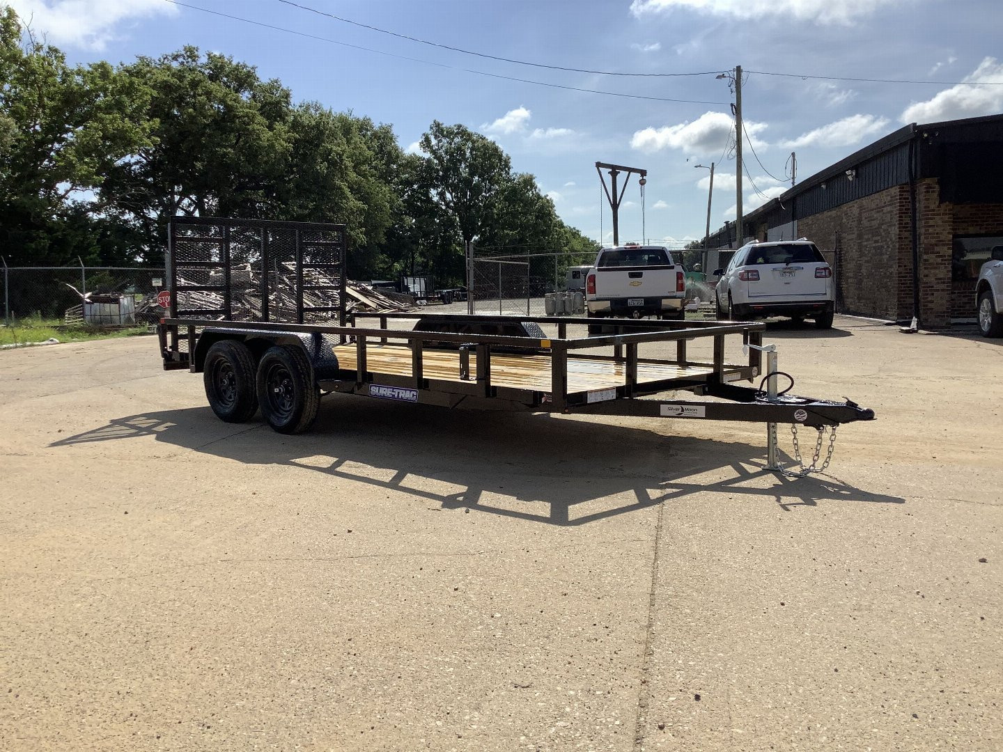 New 2025 Sure-Trac 7x16 Tube Top (7K) Utility Trailer