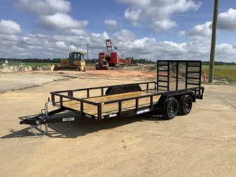 New 2025 Sure-Trac 7x16 Tube Top (7K) Utility Trailer