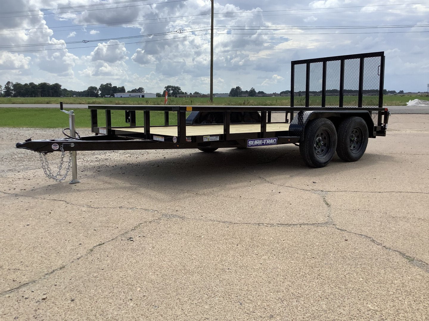 New 2025 Sure-Trac 7x14 Tube Top (7K) Utility Trailer