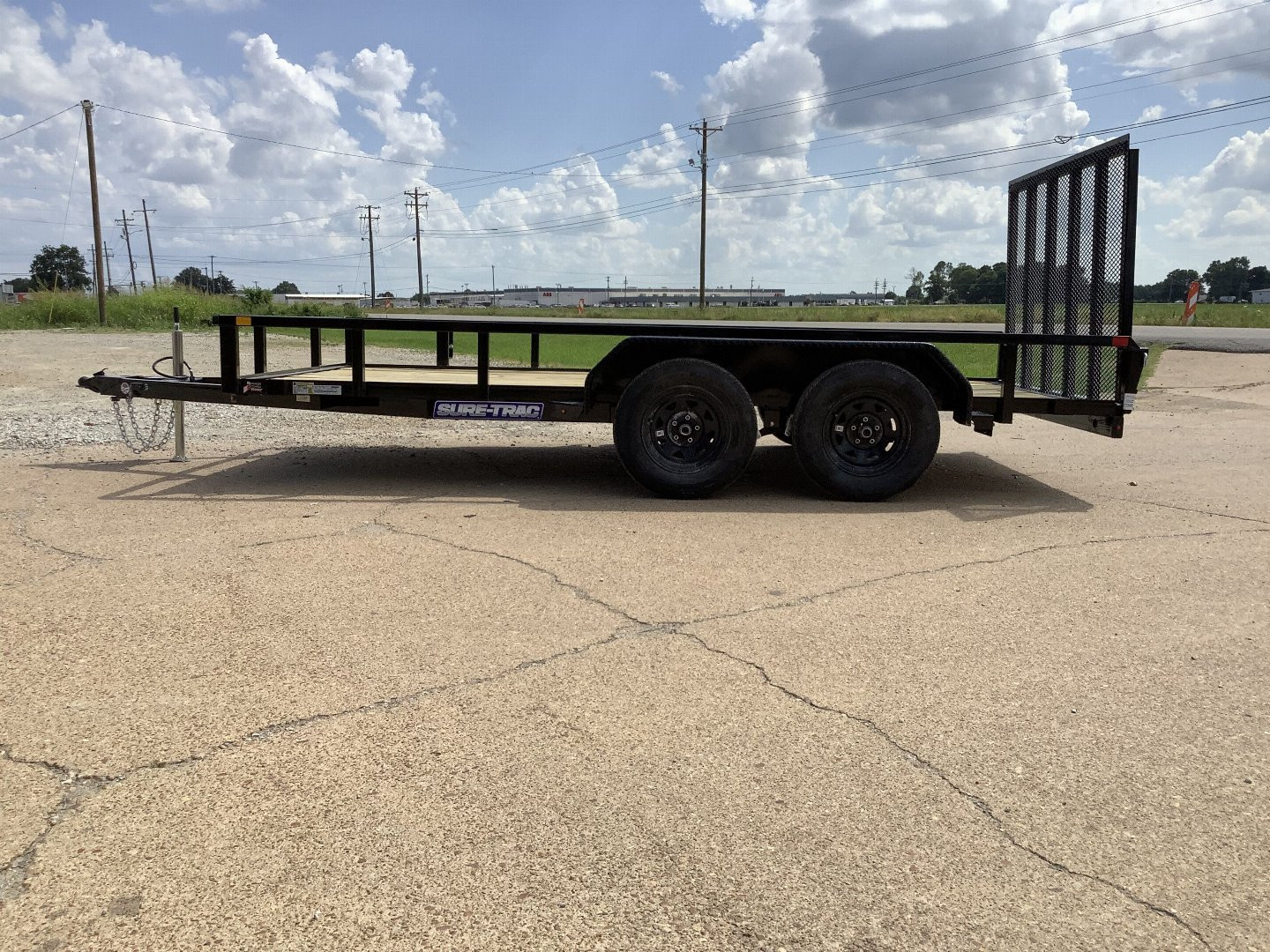 New 2025 Sure-Trac 7x14 Tube Top (7K) Utility Trailer