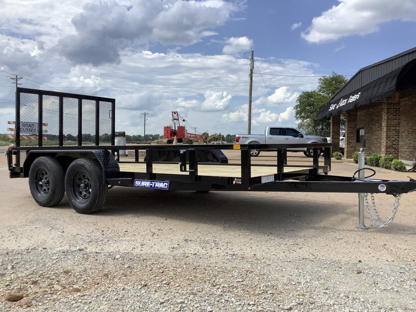 New 2025 Sure-Trac 7x14 Tube Top (7K) Utility Trailer