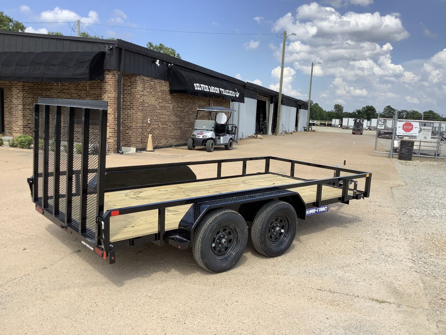 New 2025 Sure-Trac 7x14 Tube Top (7K) Utility Trailer
