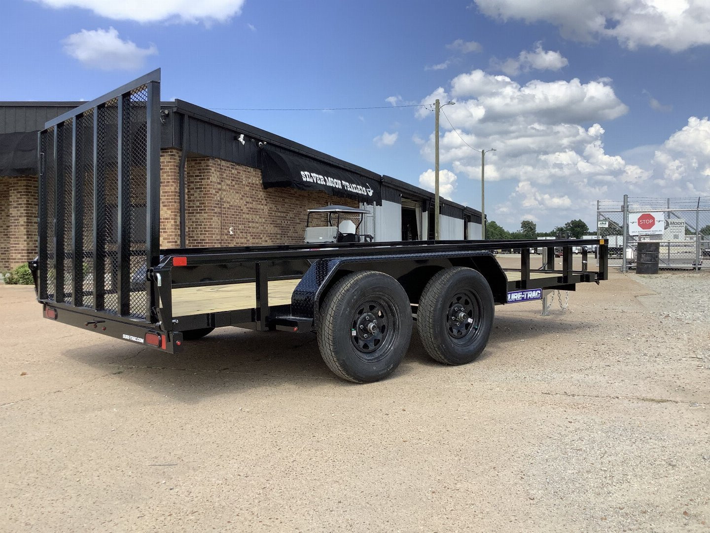 New 2025 Sure-Trac 7x14 Tube Top (7K) Utility Trailer